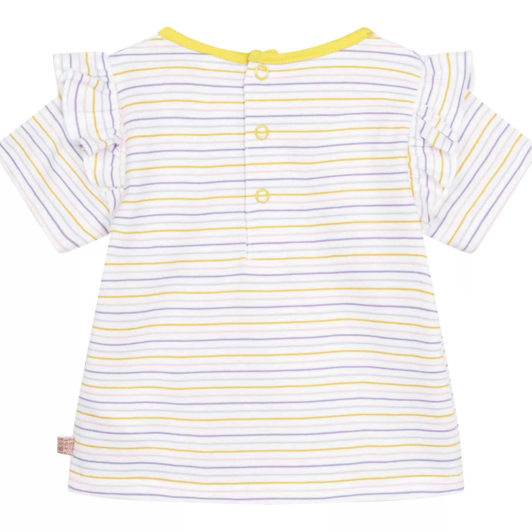 Fille CARREMENT BEAU T-Shirt Raye Avec Volants