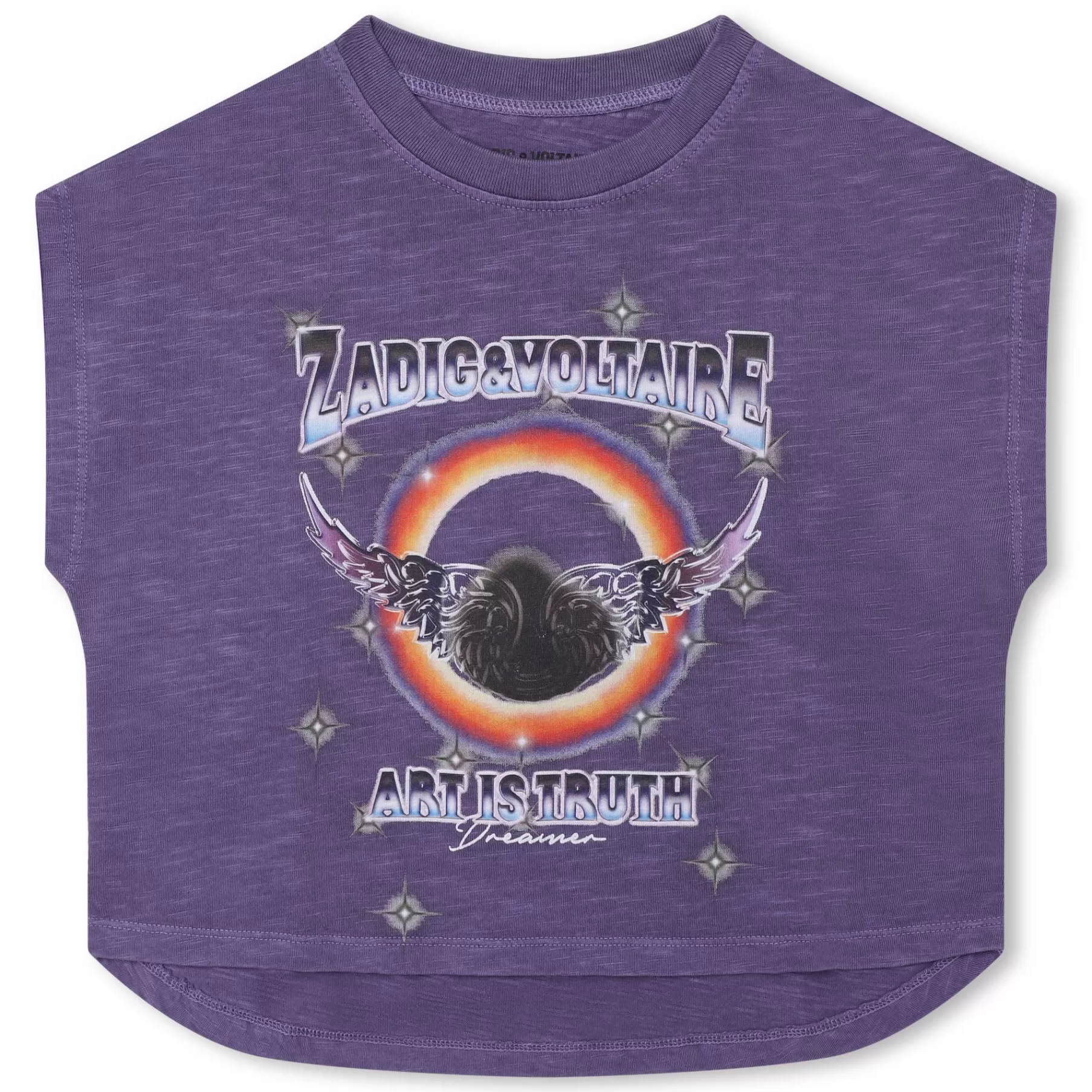 Fille ZADIG & VOLTAIRE T-Shirt Sans Manche En Coton