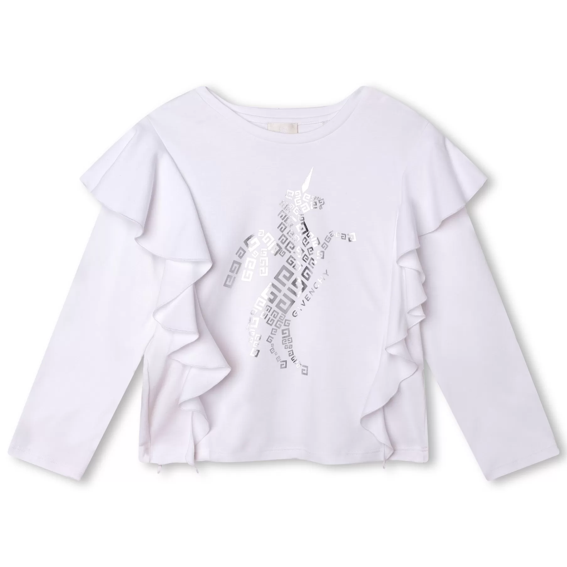 Fille GIVENCHY T-Shirt Volante En Coton