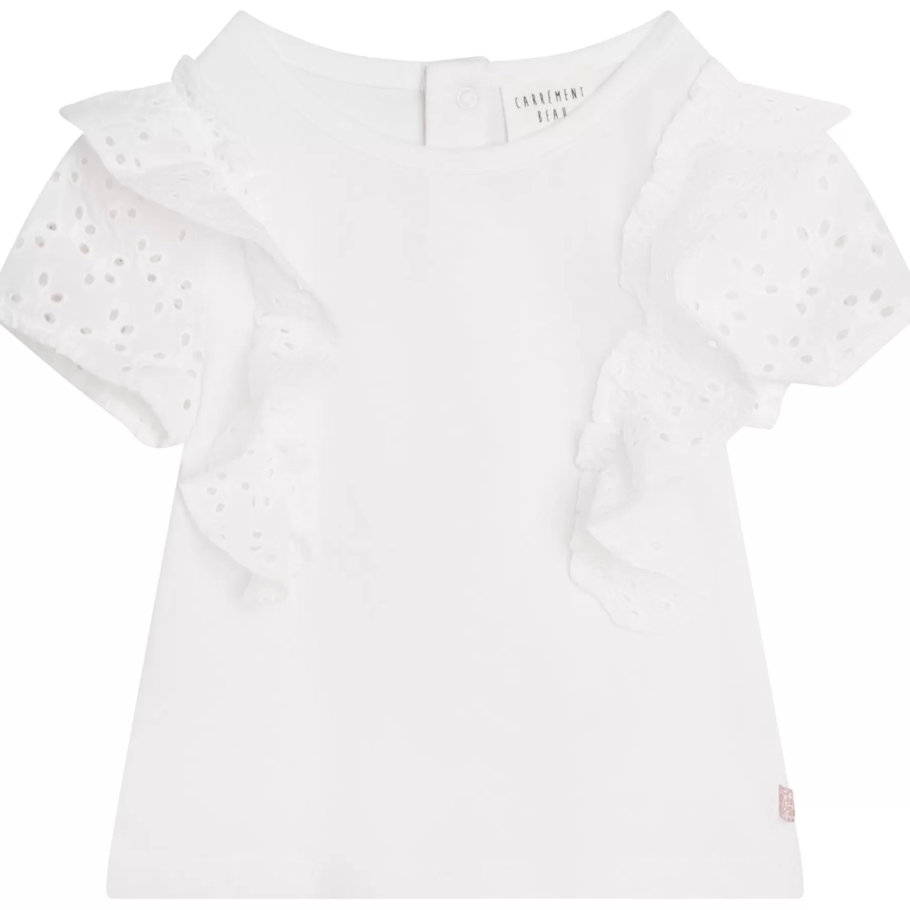 Fille CARREMENT BEAU T-Shirt Volante En Coton