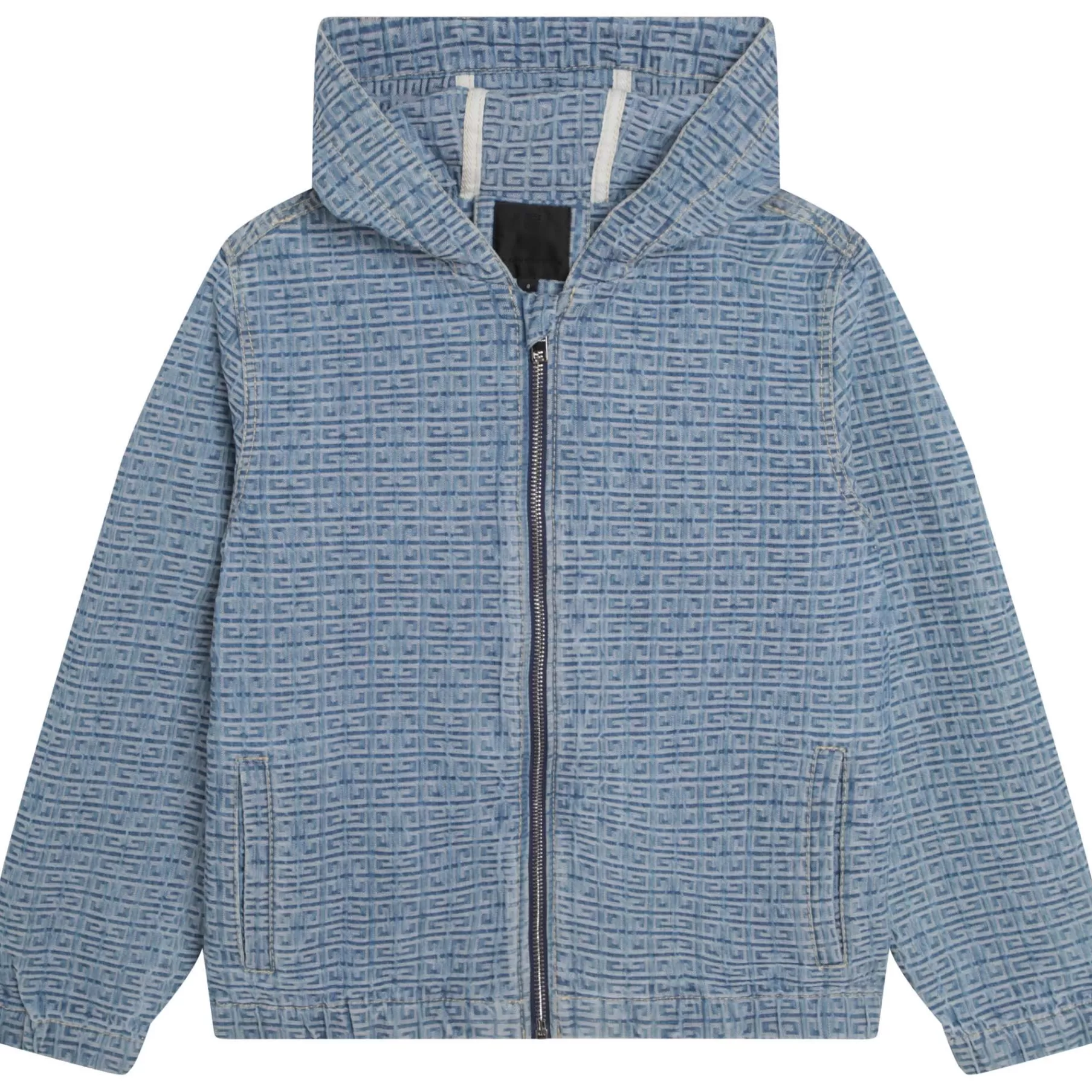Garçon GIVENCHY Veste A Capuche En Denim Leger
