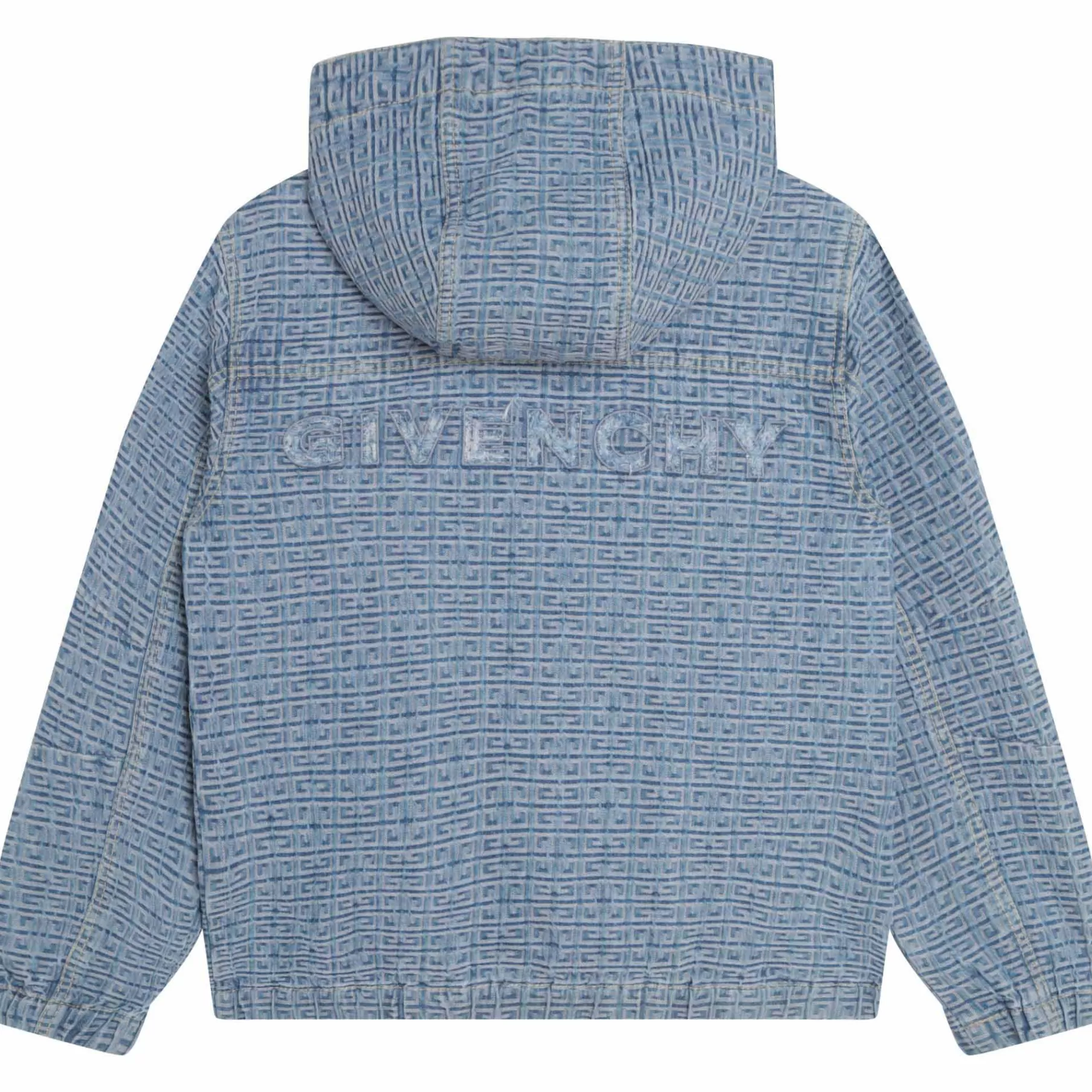 Garçon GIVENCHY Veste A Capuche En Denim Leger