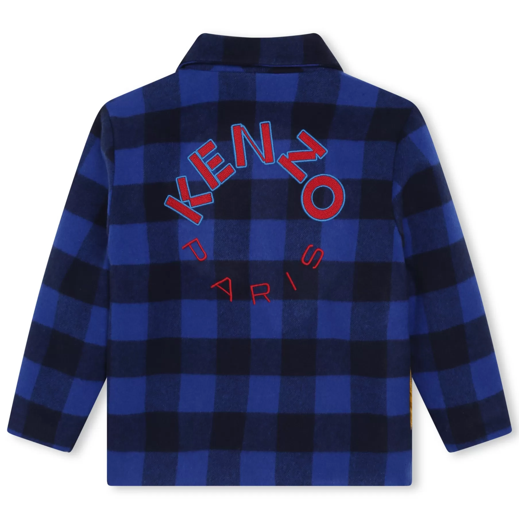 Garçon KENZO KIDS Veste A Carreaux Et Broderies