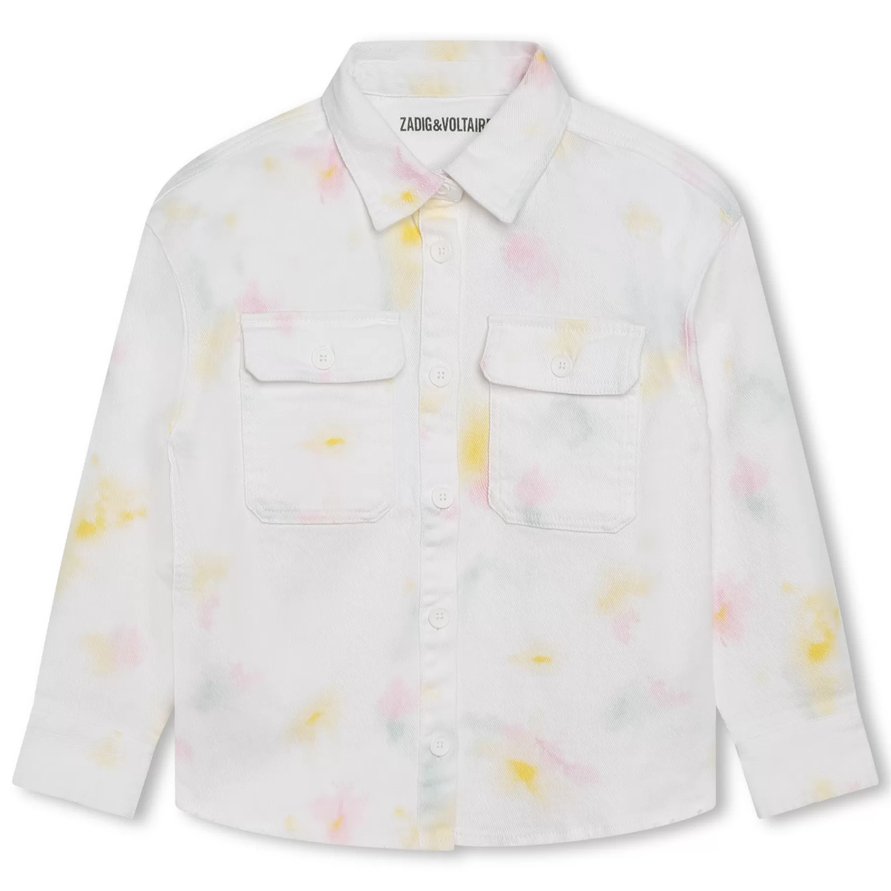 Fille ZADIG & VOLTAIRE Veste Chemise En Coton Lourd