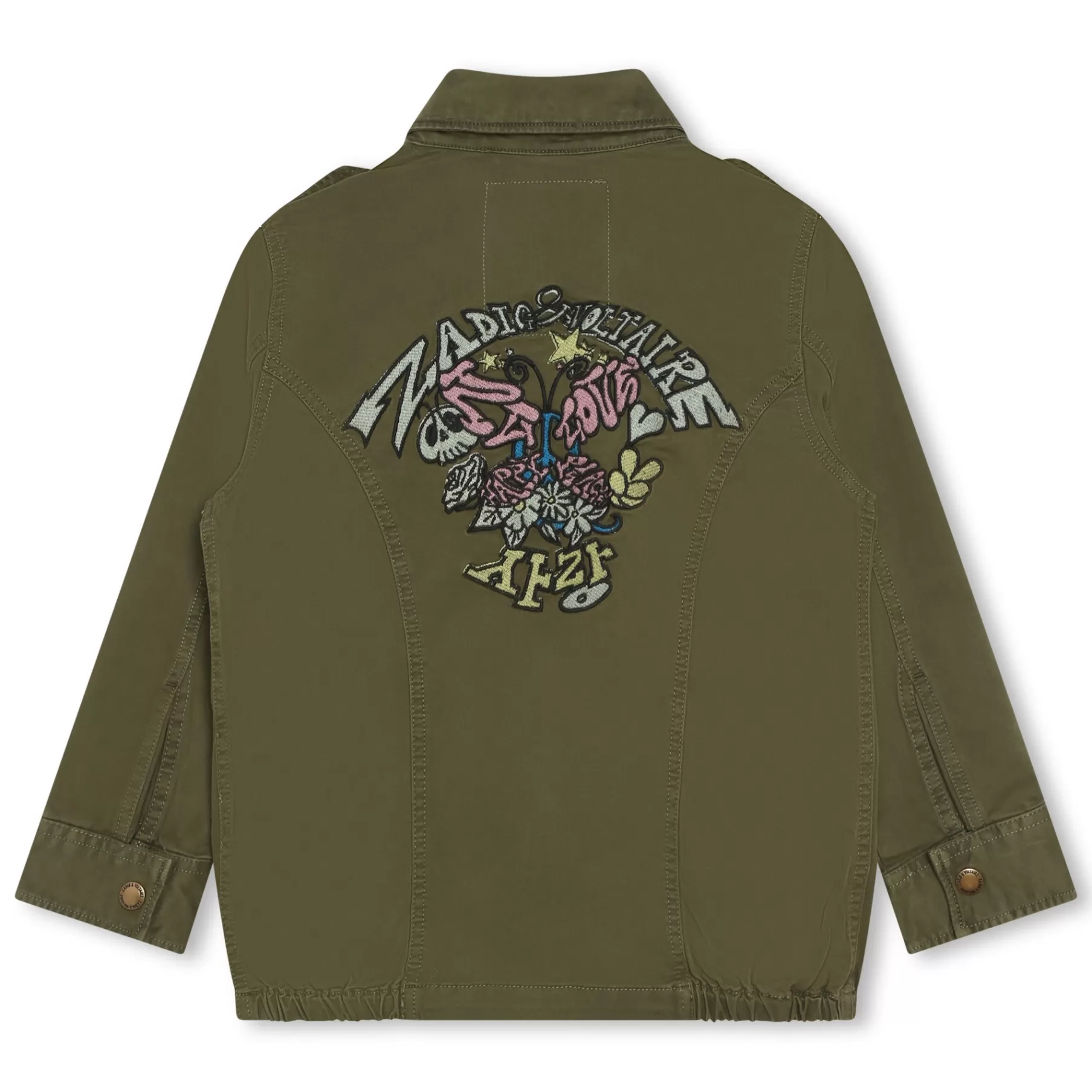 Fille ZADIG & VOLTAIRE Veste Coton A Broderies