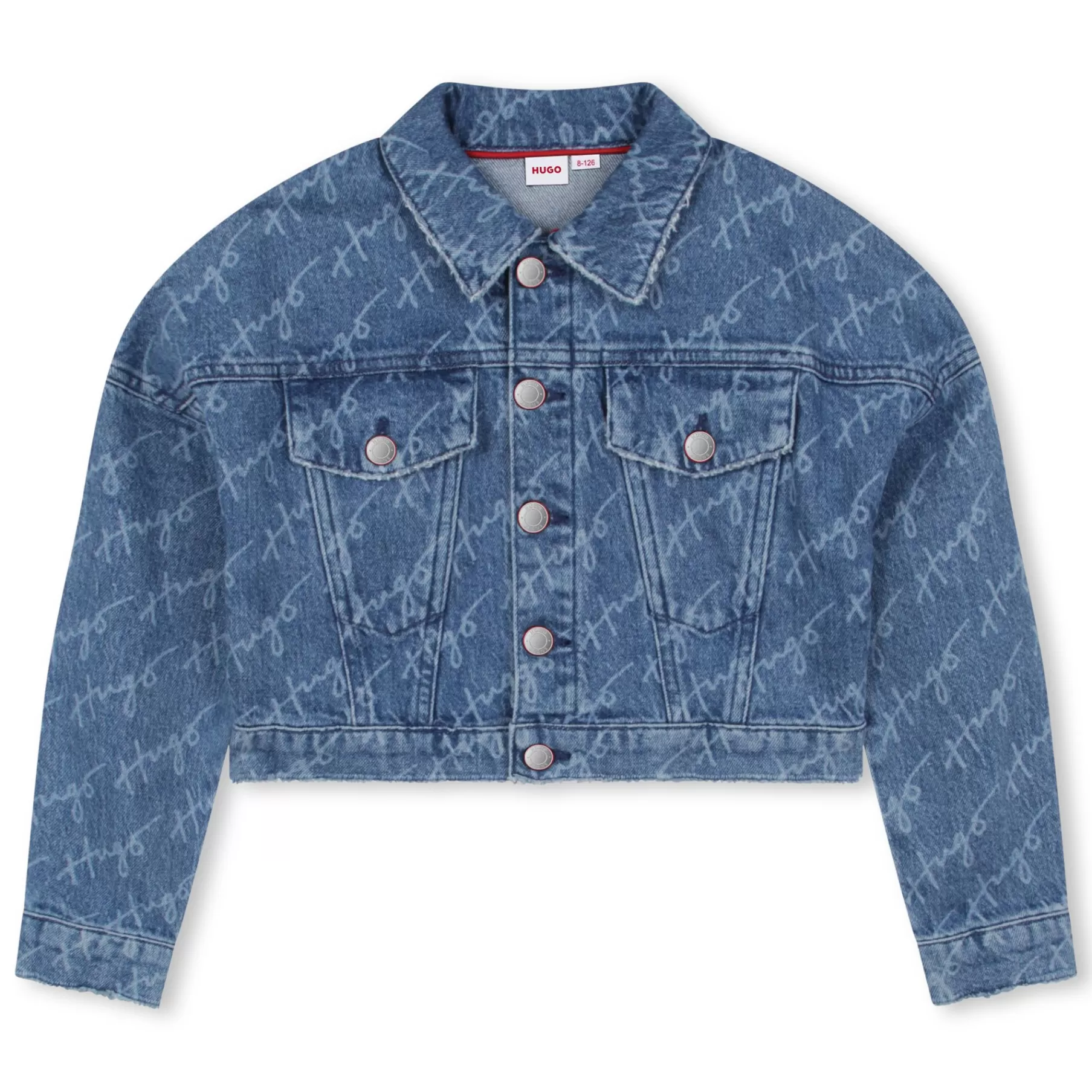 Fille HUGO Veste Courte En Denim