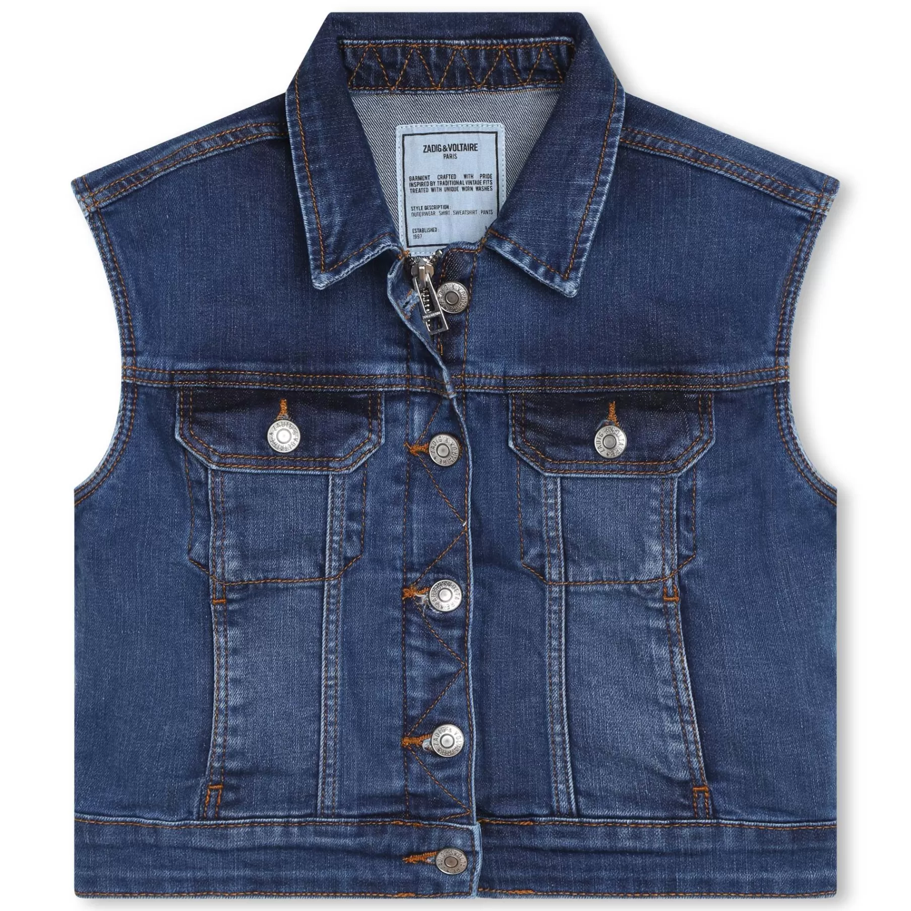 Fille ZADIG & VOLTAIRE Veste En Coton Majoritaire