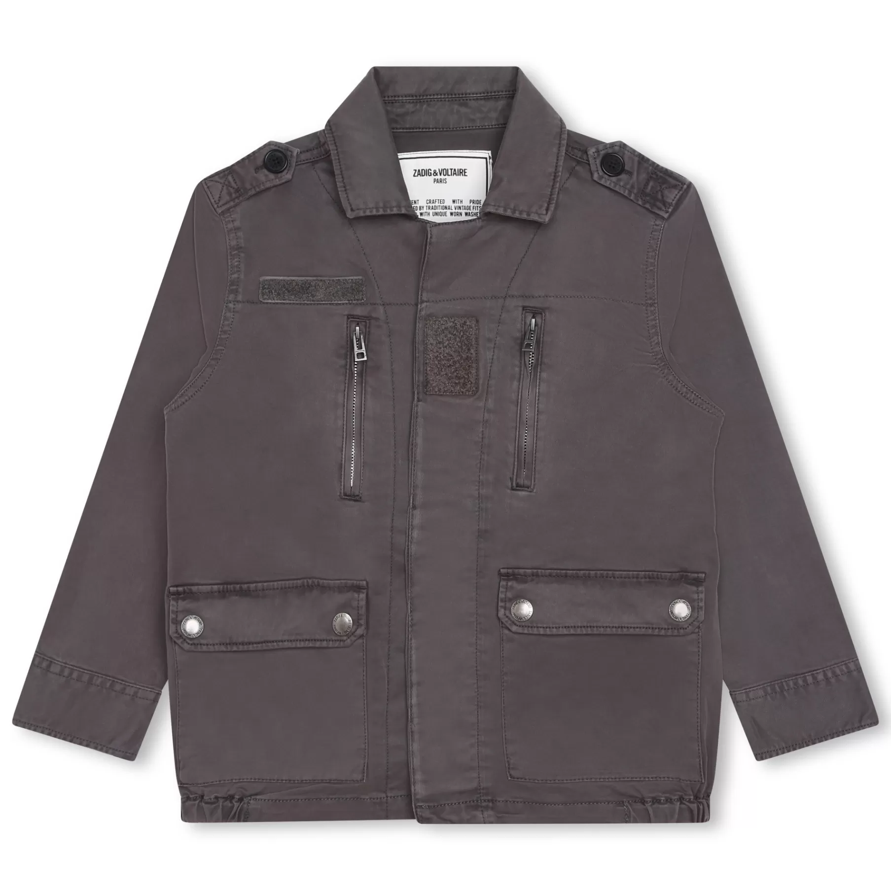 Garçon ZADIG & VOLTAIRE Veste En Serge Brodee Au Dos